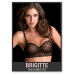 Reggiseno Love and bra Brigitte modello Fascia in pizzo con imbottitura graduata Nero-Natural